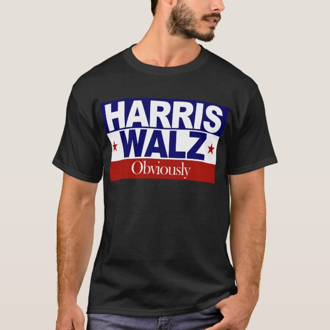T-shirt Harris Walz Évidemment Harris 2024 Kamala Évidemme (Devant)
