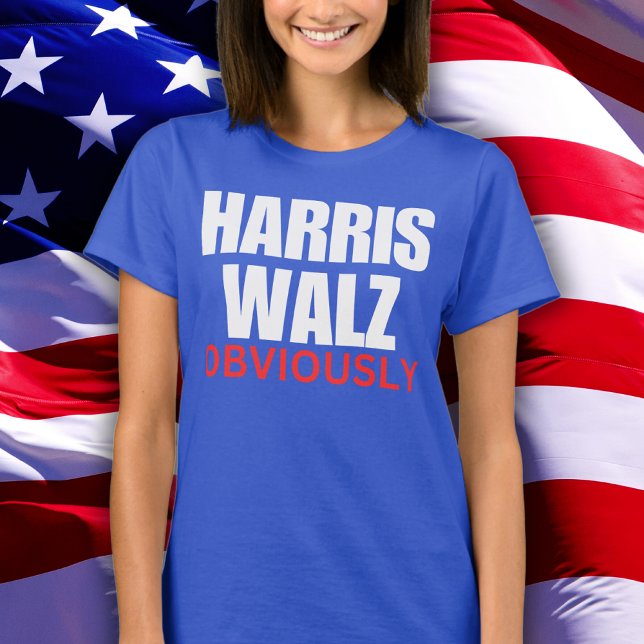 T-shirt Harris Walz ÉVIDEMMENT | Harris Walz 2024 Évidemme (Créateur téléchargé)