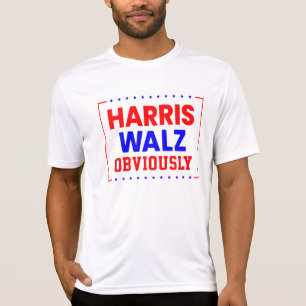 T-shirt Harris Walz évidemment Kamala Harris pour le prési