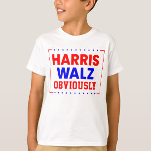 T-shirt Harris Walz évidemment Kamala Harris pour le prési