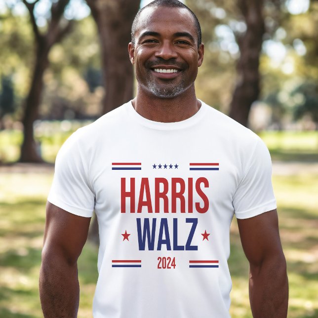 T-shirt Harris Walz Supporte L'Élection Démocratique (Harris Walz Supporter Democratic Election T-Shirt)