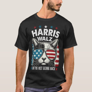 T-shirt Harris Walz Waltz 2024 Nous ne retournons pas drôl