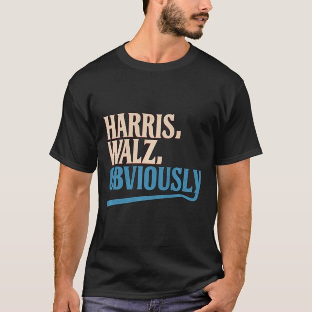 T-shirt Harris Wheimer Évidemment Élection 2024 Premium  (Devant)