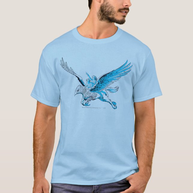 T-shirt Harry and Hermione on a Hippogriff (Devant)