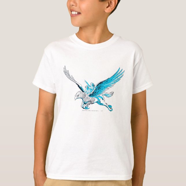T-shirt Harry and Hermione on a Hippogriff (Devant)
