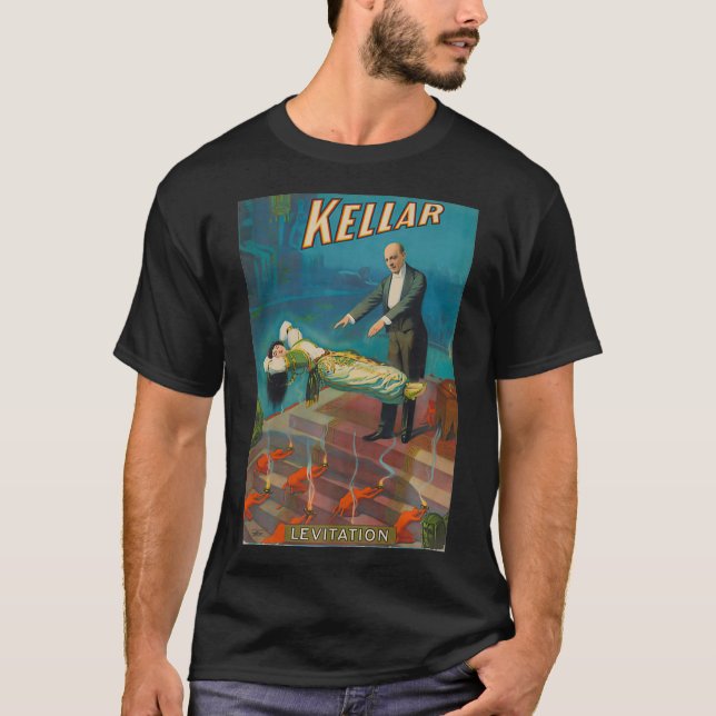 T-shirt Harry Kellar Levitation Magic Trick Premium (Devant)