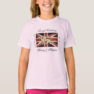T-shirt Harry Meghan Royal Mariage Kids
