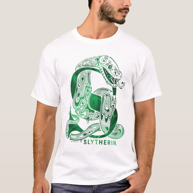 T-shirt Harry Potter | Aguamenti Graphique SLYTHERIN™ (Devant)