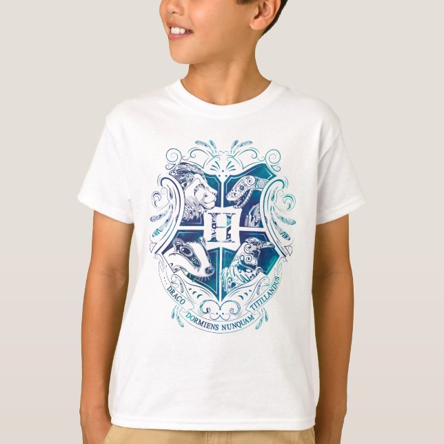 T-shirt Harry Potter | Aguamenti HOGWARTS™ Crest (Devant)
