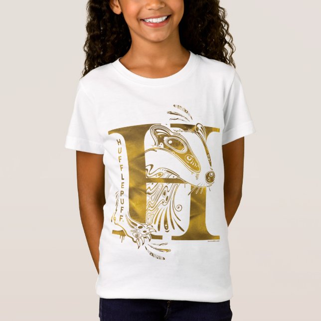 T-Shirt Harry Potter | Aguamenti HUFFLEPUFF™ Graphic (Devant)