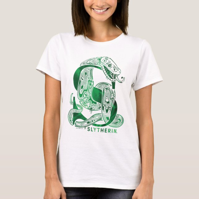 T-shirt Harry Potter | Aguamenti SLYTHERIN™ Graphique (Devant)