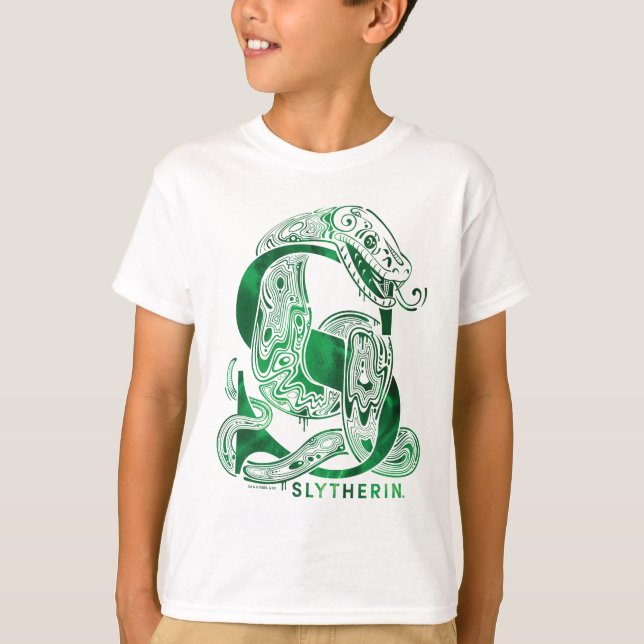T-shirt Harry Potter | Aguamenti SLYTHERIN™ Graphique (Devant)