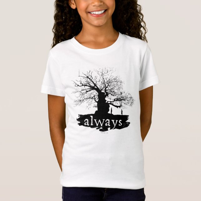 T-Shirt Harry Potter | Always Quote Silhouette (Devant)