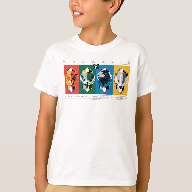T-shirt Harry Potter | Armoiries de la maison HOGWARTS™ (Devant)