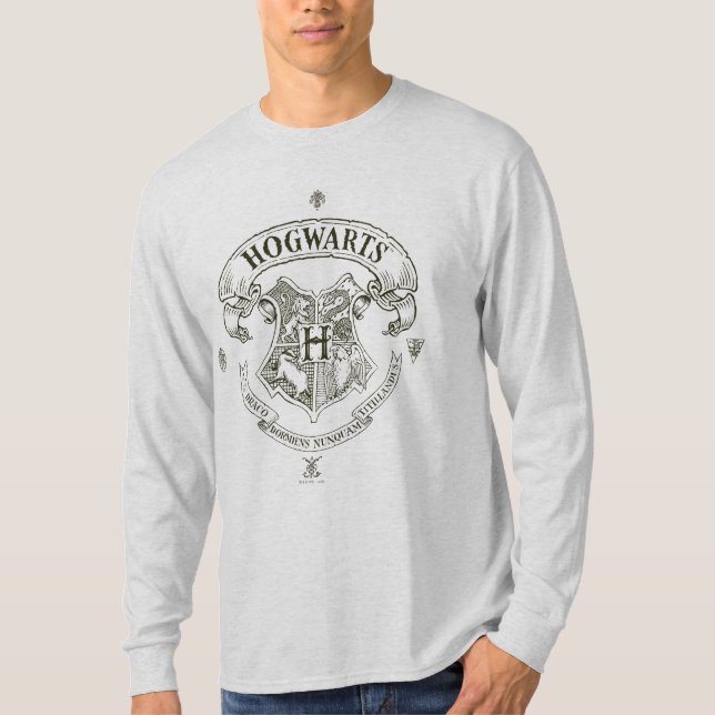T-shirt Harry Potter | Bannière Armoiries de Poudlard (Devant)