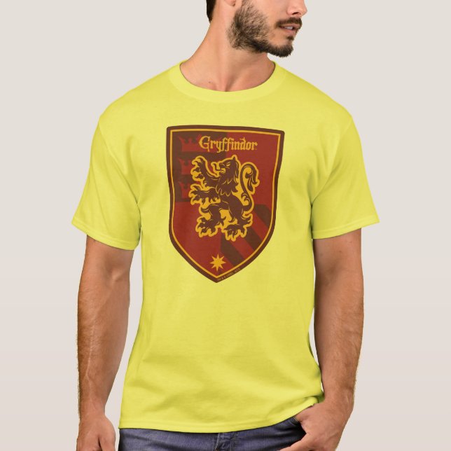 T-shirt Harry Potter | Blason de fierté de la maison Gryff (Devant)