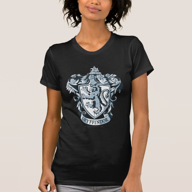 T-shirt Harry Potter | Blason de Gryffindor Bleu (Devant)