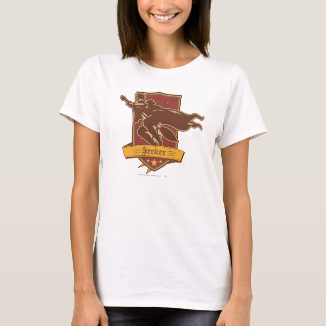 T-shirt Harry Potter | Blason de l'attrapeur de QUIDDITCH™ (Devant)