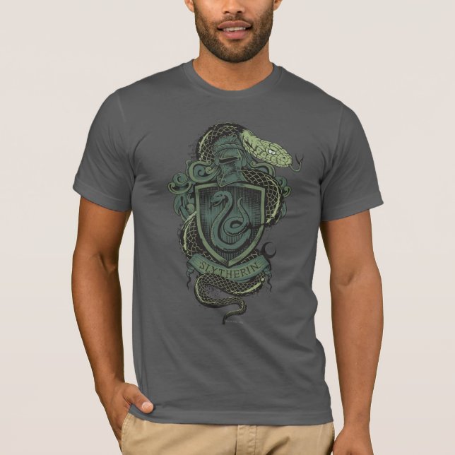 T-shirt Harry Potter | Blason de Serpentard (Devant)