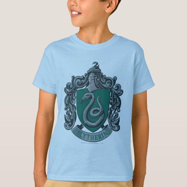 T-shirt Harry Potter | Blason de Serpentard Vert (Devant)