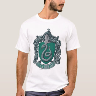 T-shirt Harry Potter   Blason de Serpentard Vert