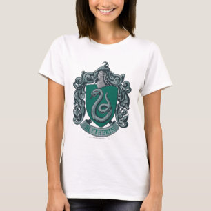 T-shirt Harry Potter   Blason de Serpentard Vert