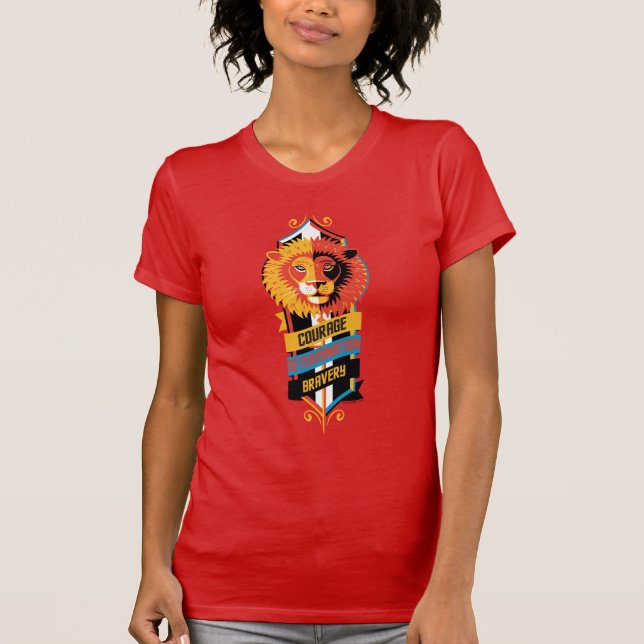 T-shirt Harry Potter | Blason des qualités de la maison GR (Devant)