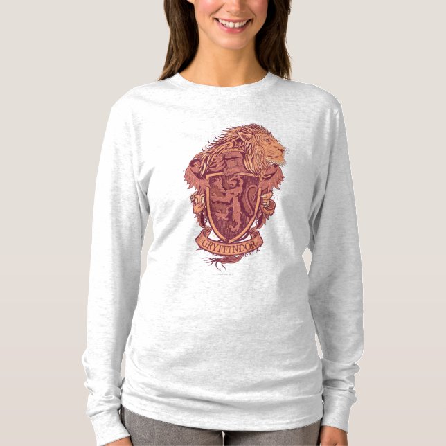 T-shirt Harry Potter | Blason du Lion Gryffondor (Devant)