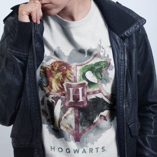 T-shirt Harry Potter Blason HOGWARTS™ Aquarelle