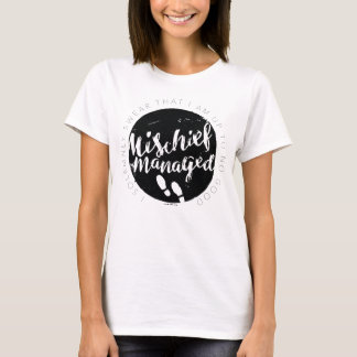T-shirt Harry Potter | Carte du Maraudeur Charms Typograph
