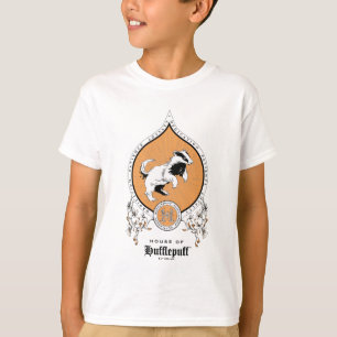 T-shirt HARRY POTTER™ Délicat croquis HUFLEPUFF™ Crest