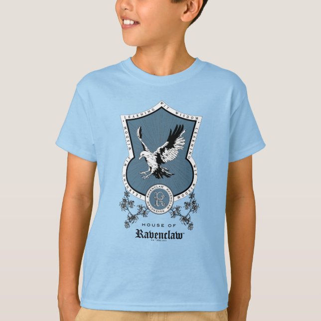 T-shirt HARRY POTTER™ | Délicat croquis RAVENCLAW™ Crest (Devant)