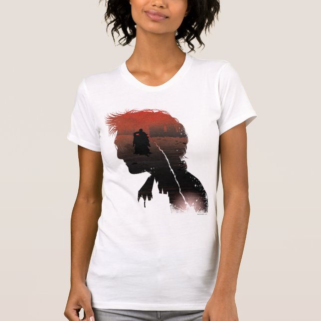 T-shirt Harry Potter | Duel de sorciers entre Harry et Vol (Devant)