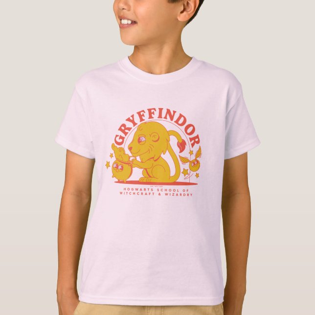 T-shirt HARRY POTTER™ | École de Hogwarts GRYFFINDOR™ (Devant)