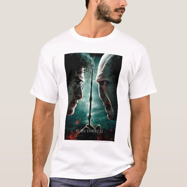 T-shirt Harry Potter et les Reliques de la mort, partie 2 (Devant)