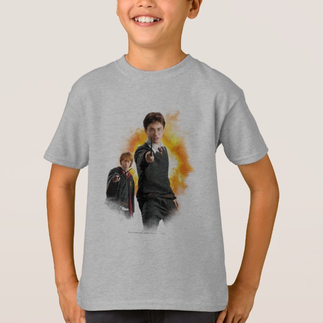 T-shirt Harry Potter et Ron Weasely (Devant)
