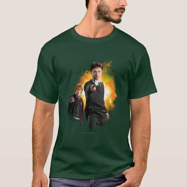 T-shirt Harry Potter et Ron Weasely (Devant)