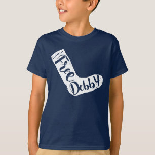 T-shirt Harry Potter   "Free Dobby" Sock Typography
