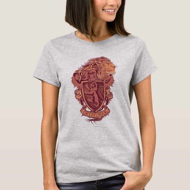 T-shirt Harry Potter | Gryffindor Blason du Lion (Devant)