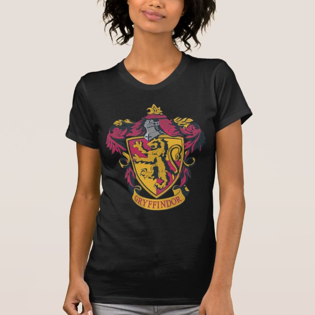 T-shirt Harry Potter| Gryffindor Crest Gold et Red (Devant)