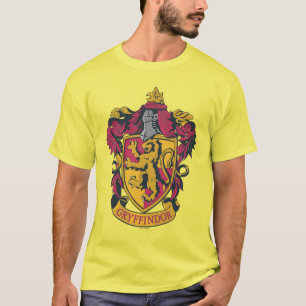 T-shirt Harry Potter Gryffindor Crest Gold et Red
