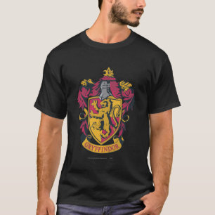 T-shirt Harry Potter   Gryffindor Crest Gold et Rouge