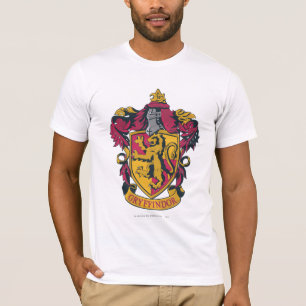 T-shirt Harry Potter   Gryffindor Crest Gold et Rouge