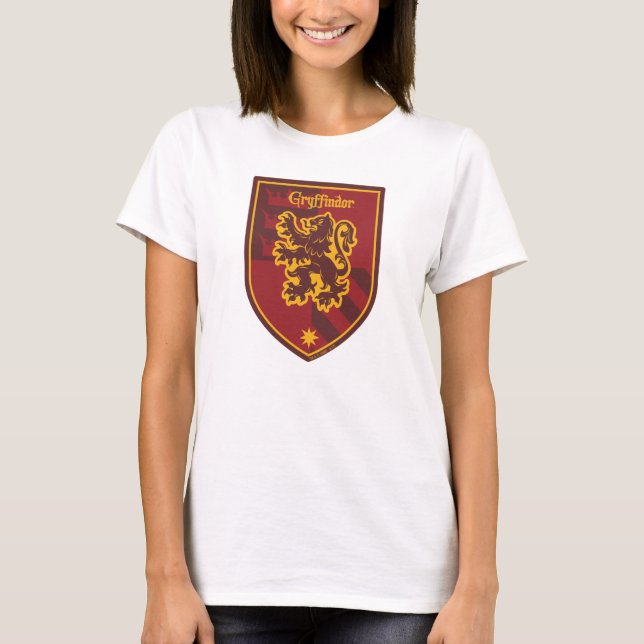 T-shirt Harry Potter | Gryffindor House Pride Crest (Devant)