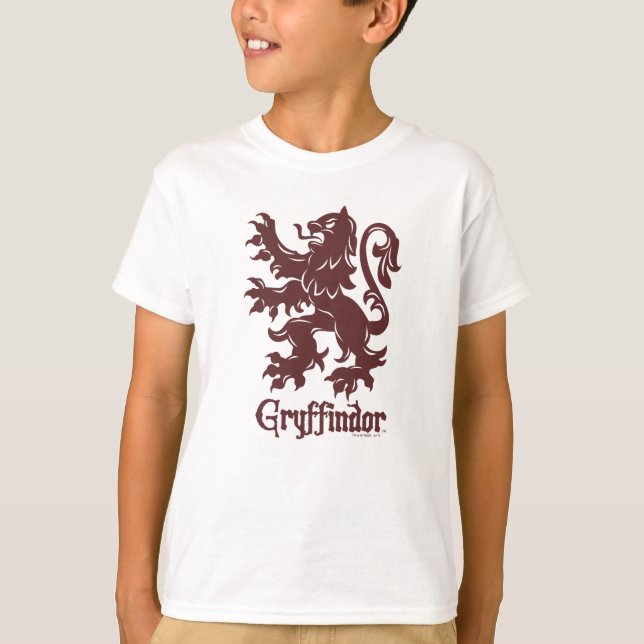 T-shirt Harry Potter | Gryffindor Lion Graphisme (Devant)