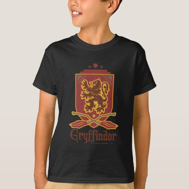 T-shirt Harry Potter | Gryffindor QUIDDITCH™  Badge (Devant)