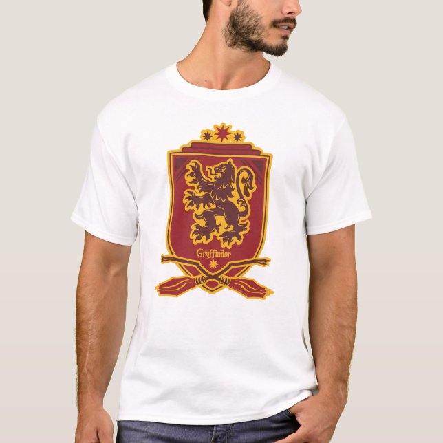 T-shirt Harry Potter | Gryffindor QUIDDITCH™ Crest (Devant)