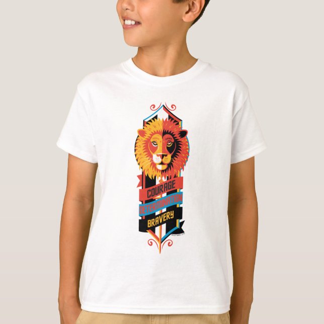T-shirt Harry Potter | GRYFFINDOR™ Sceau des Traits de Mai (Devant)
