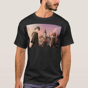 T-shirt HARRY POTTER™ Hermione & Ron HOGWARTS™ Scène d'Ani