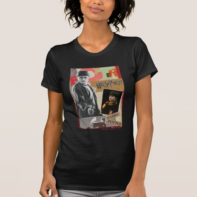 T-shirt Harry Potter Hier et Aujourd'hui (Devant)